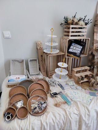 Decoración boda: attrecho, candy bar...