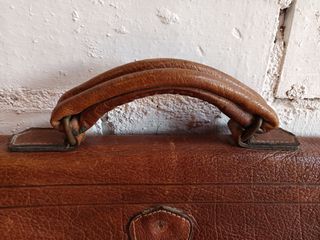 Maletín vintage piel DUCH años 70 -compartimentado