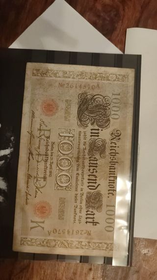 Billete 1000 Reichsmark 1910