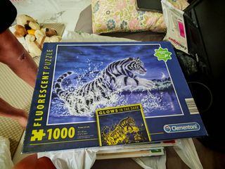 Puzzle 1000 piezas Tigre Fluorescente