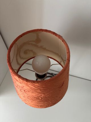 Lámpara mesilla naranja- Decorativa