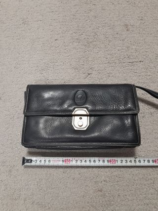 Clutch cartera vintage negra