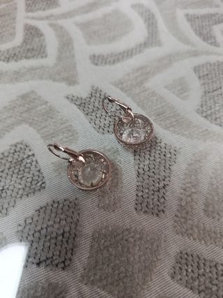 Pendientes acero/Cristal