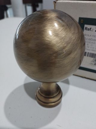 Pomo Bola Latón Patinado. Dispongo 4 unidades