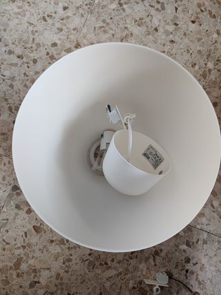 2 Lámparas techo IKEA - Blancas
