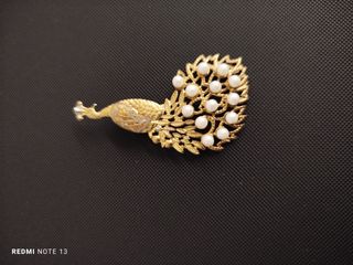 Spilla Pavone Vintage anni 80