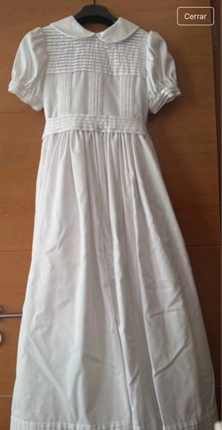 Vestido comunión blanco niña