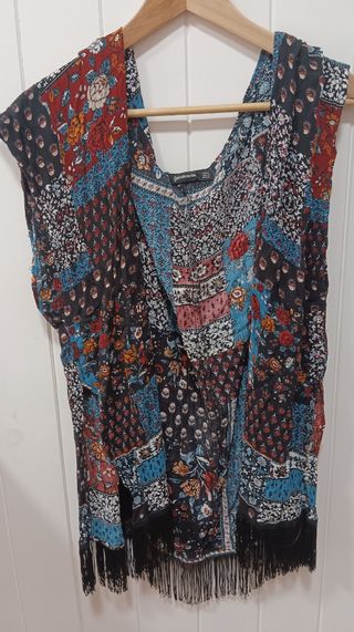 Chaleco  multicolor mujer 