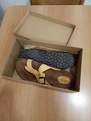Sandalias VAS amarillas mujer talla 40