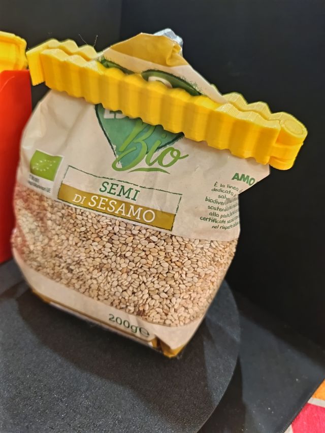 Clip chiudibuste 3D - Set da 6