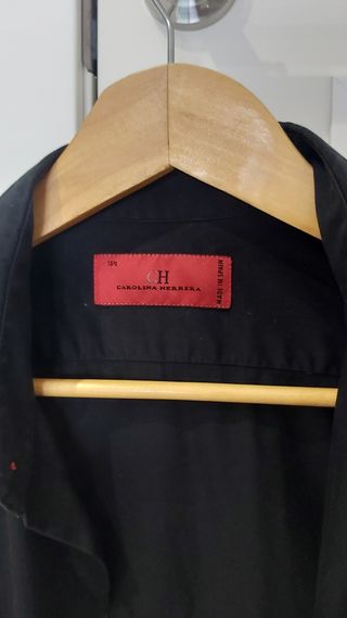 Camisa negra CH- Talla L 16 1/2