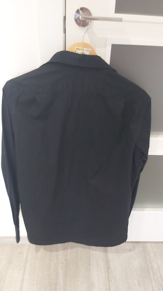 Camisa negra CH- Talla L 16 1/2