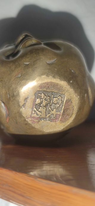 Cabeza Buda bronce 4 caras