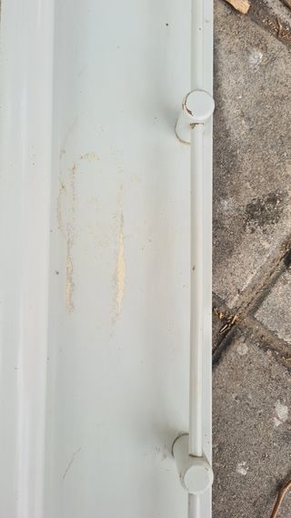 Espejo tocador blanco con repisa