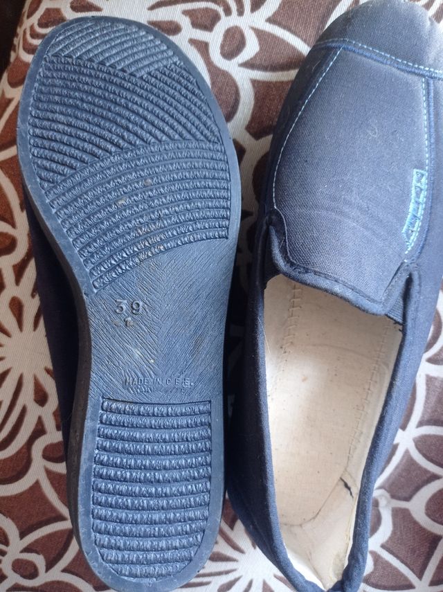 Zapatillas de casa azules