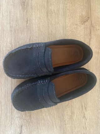 Zapatos Zara niño.talla 29 - Azul marino