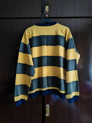 Sudadera rayas amarilla | Vintage