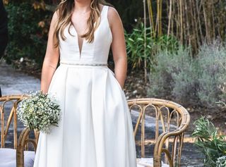 Vestido novia Demetrios 