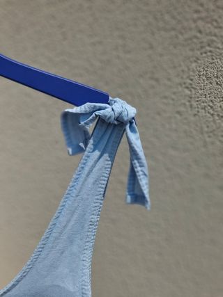 Mono lino azul niña talla 12-13