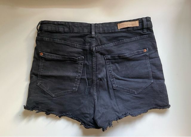 Shorts vaqueros negros