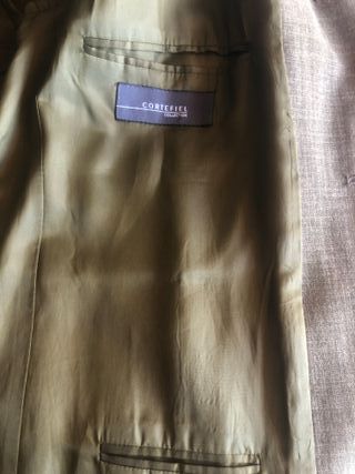CHAQUETA HOMBRE VERANO LINO CORTEFIEL TALLA 56