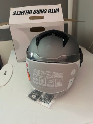 Casco Shiro SH701 Gris Mate