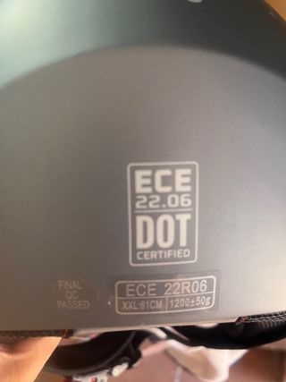Casco Shiro SH701 Gris Mate