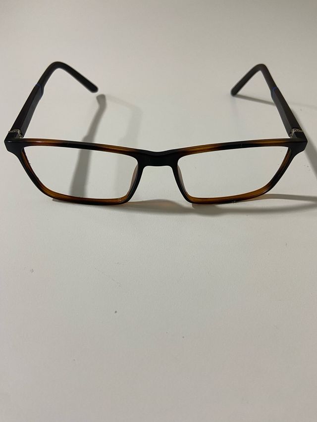 Gafas hombre - montura negra y marrón