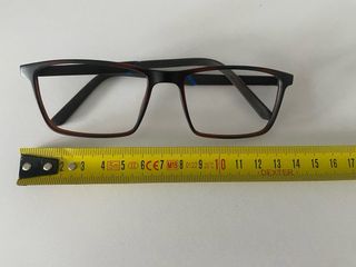 Gafas hombre - montura negra y marrón