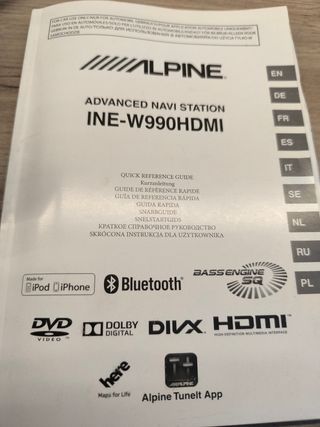 Alpine INE-W990HDMI GPS