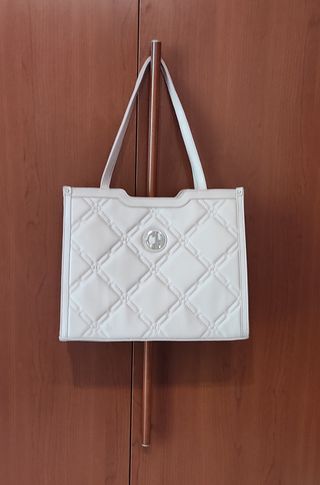 Borsa Coveri beige/rosa