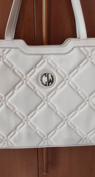 Borsa Coveri beige/rosa