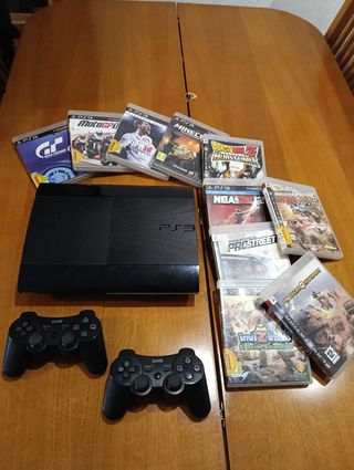 PS3 (PlayStation 3) + juegos+ volante con pedales