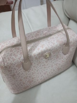 Bolso Tous beige y blanco