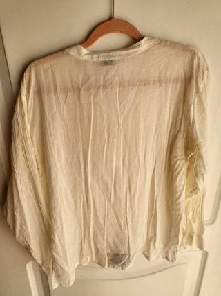 Blusa Don Algodón blanca - Talle XL