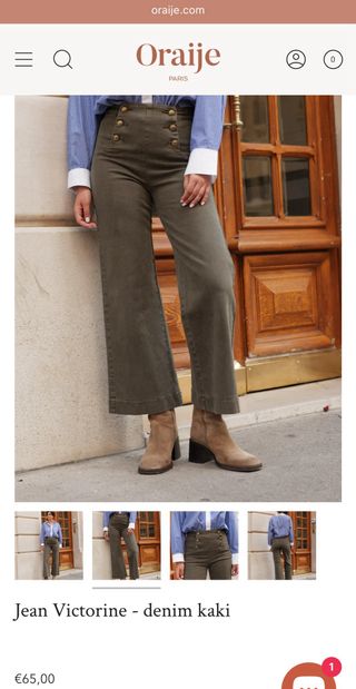 Pantalones Oraije Victorine - Caqui