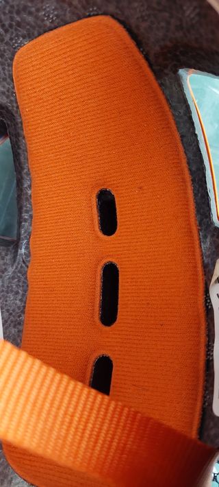 Casco bici niño - Naranja-Negro