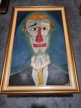 Cuadro óleo Ángel Párraga