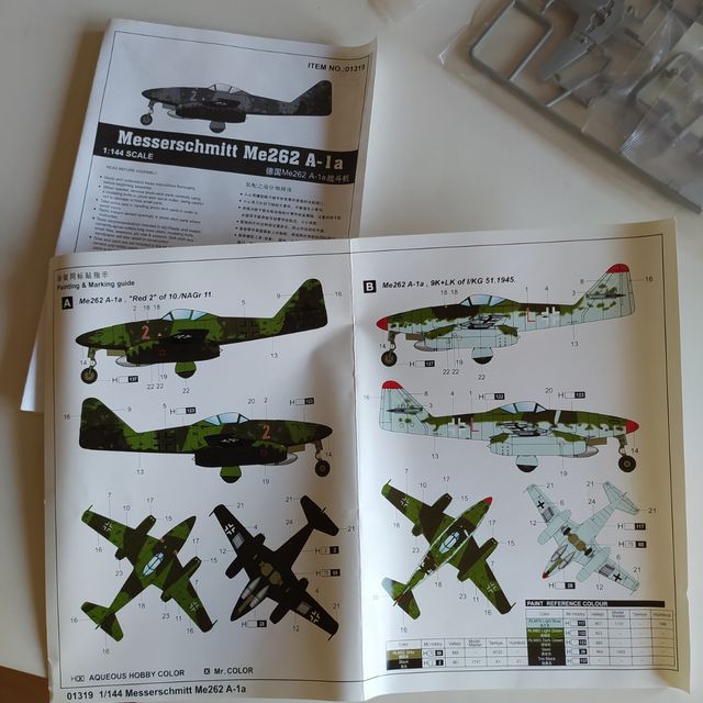 Maqueta Messerschmitt Me262 A-1a (2)
