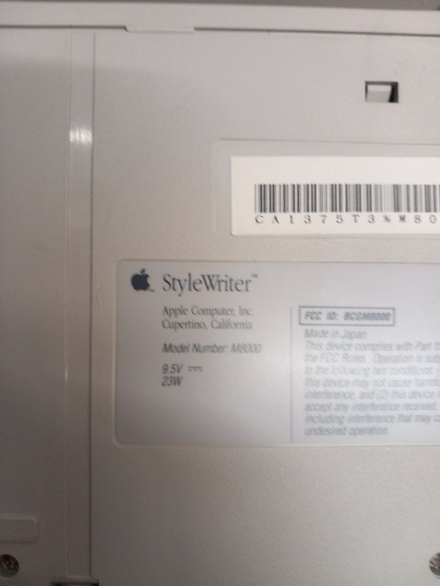 Stampante Apple StyleWriter II (m8000)