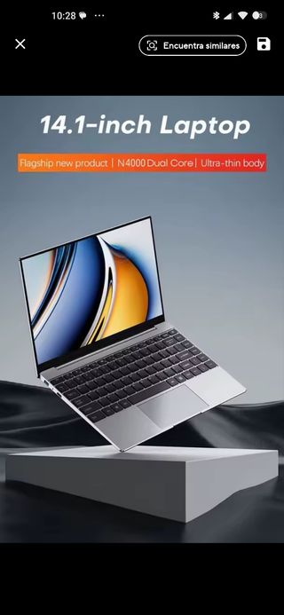 Portátil Windows 11 Intel Celeron N4000. Sin abrir