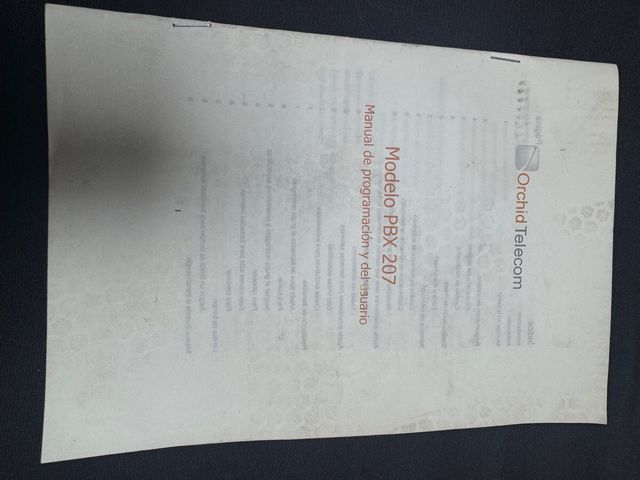 PBX 207 - Unità di controllo Orchid Telecom