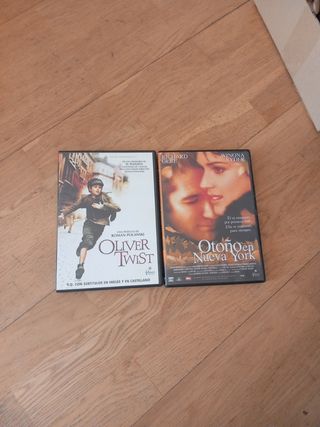 DVDs Otoño en Nueva York & Oliver Twist