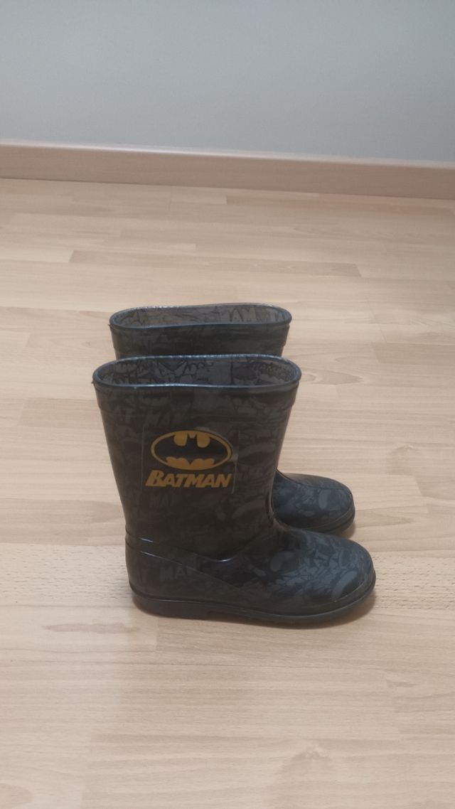 Botas de agua de niño Batman. Talla 28