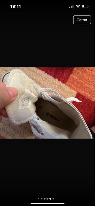 Converse blancas altas