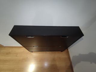 Zapatero negro Ställ 4 cajones - Ikea.

