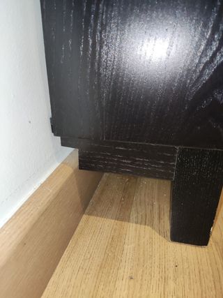 Zapatero negro Ställ 4 cajones - Ikea.
