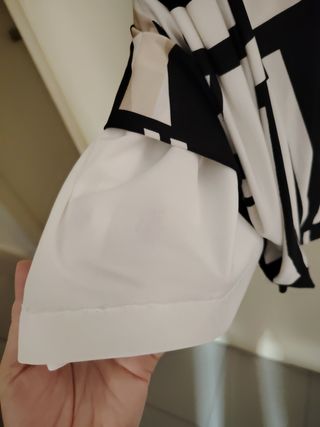Vestido Zendra XXL blanco&negro