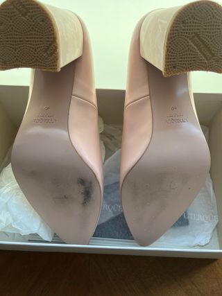Salones rosa Uterqüe -talla 40