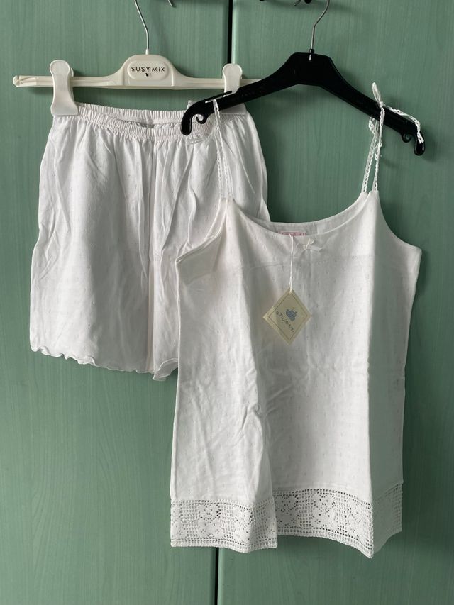 Pigiama bimba 14 anni - Sottocoperta bianco